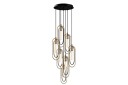 Taklampe Pindor Thre Svart / Gull Svart