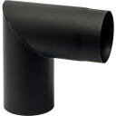 200 mm Metalbestos svart røykrørsbøy 90° black