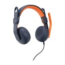 Logitech Zone Learn Over-Ear Wired Headset for Learners USB-A - headphones with mic - replacement