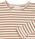 Petit Piao Genser - PPSky - Rawhide Striped - Petit Piao - 1½ år (86) - Genser Beige Brun