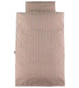 Nørgaard Madsens Sengetøy   Strøm og bølge   Baby   Sand m. Stri   Nørgaard Madsens   Baby   Sengetøy   Baby Beige Blå Rød