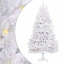  Kunstig sammensatt juletre med 300 LED Hvit 300 cm PVC og stål