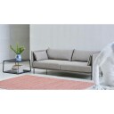 Hay Silhouette 3 seater sofa Ruskin 33/Black piping/steel