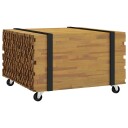  Kaffebord Brun 60 x 60 x 38 cm Massivt Teaktre