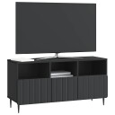  TV skap med skuff Svart 102 x 34,5 x 50 cm Konstruert tre