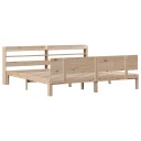 Sengeramme med hodegavl 180x200 cm heltre furu 3306833