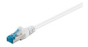 CAT 6A patch cable S/FTP (PiMF) white 15 m - LS