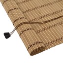 vidaXL Rullegardin Natur 130 x 220 cm Bambus