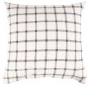 By Night Putetrekk 60x63 cm Check grey Krepp 100% bomull