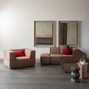 Sidebord Orivo 40 cm rundt - Gammelrosa