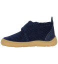 Bisgaard Navy Corduroy Barefoot Basic Home Sko 27