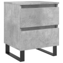  Nattbord betonggrå 40x35x50 cm konstruert tre