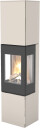 Rais Nexo 185 sand gasspeis med sideglass og glassdør
