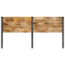  sengegavl 200 cm heltre mango og jern