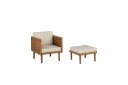 Utelenestol Taviano   Lys Brun/Beige