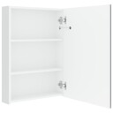  LED speilskap til bad blank hvit 50x13x70 cm