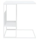 vidaXL Sidebord hvit 55x36x59,5 cm konstruert tre
