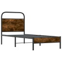  Sengeramme uten madrass røkt eik 75x190 cm konstruert tre 8721158564405