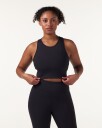 LEVITY Line Up Crop Tank Black - XS