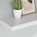 vidaXL Flytende vegghyller 4 stk hvit 60x23,5x3,8 cm MDF