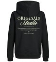 Jack & Jones Jornorrebro Typo Back Sweat Hood Sn Jnr Black 164