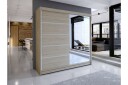 Talin Garderobe 58x180 cm LED-belysning - Eik