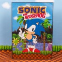 Fizz Creations Sonic the Hedgehog Plakatlampe A4 USB Lampe i Retro Gaming Stil