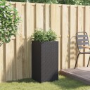 Plantekasse svart 40x40x80 cm polyrotting