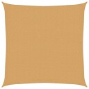 vidaXL Solseil 160 g/m² firkantet sand 3x3 m HDPE
