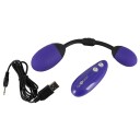 GoGasm Pussy and Ass Balls Fjernstyrt Vibrator    - Lilla