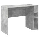 vidaXL Skrivebord Betonggrå 109 x 50 x 78 cm Konstruert tre