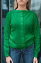 Dale Garn 446 08F Salomè Cardigan Skarp Grønn