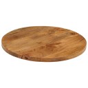  Bordplate Ø 50x2,5 cm rund heltre mango