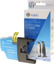 G&G Brother LC 1240C cyan blekkpatron 600 sider