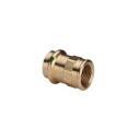 Viega Sanpress 54 mm Overgang til Vann, Muffe/Muffe, Rødgods