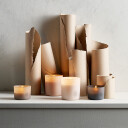 UYUNI Lighting Glass Candle, Sandstone - Beige - H10.2CM