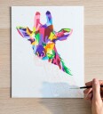 CreArt Paint by Numbers - Funky Giraffe