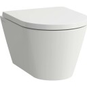 LAUFEN KARTELL KOMPAKT VEGGSKÅL RIMLESS 49X37 CM HVIT