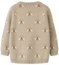 Lil"Atelier Nmnlamoe Ls Knit Lil   Brown   104