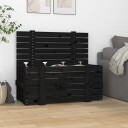 vidaXL Putekasse svart 91x40,5x42 cm heltre furu
