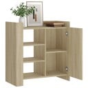  Skjenk sonoma eik 73,5x35x75 cm konstruert tre 8721102805837