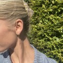 Enamel Copenhagen Laia Hoops Forgylt Sølv Sterling 925 