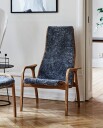 Swedese Lamino Lenestol Oljet Eik / Saueskinn Scandinavian Grey