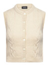 APC Alyson Vest   Cream   S