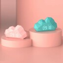 Mob Vekkerklokke med nattlampe Mini Cloudy - Lys rosa