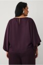 Ellos Plus collection   Bluse med kappemodell   Lilla