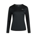 ZEBDIA Women L/S Sports Tee - Black - XXL