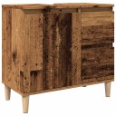 vidaXL Servantskap gammelt tre 65x33x60 cm konstruert tre