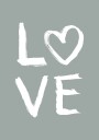 LOVE Toothy Green Plakat Plakat / 40x50cm