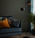 Edgar Gulvlampe 2L Sort